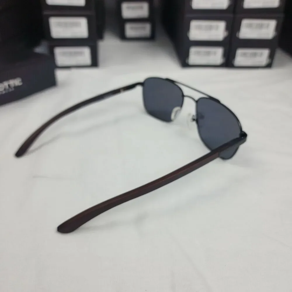 Zenottic Aviator Wood Polarized Sunglasses for Men 100% UV Protection Fishing
